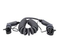 KS Tools Spiralladekabel Typ 2 auf Typ 2 22 kW, 32 A, 400 V, Mode 3, 5m