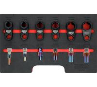 KS TOOLS Master-Reparatur-Werkzeug-Satz für Abgassonden, 12-tlg - 150.2550