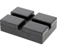 KS Tools Gummiauflage 42 für Rotary Hebebühnen, 128 x 89 x 35 mm - 160.0602