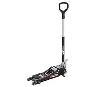 KS TOOLS 161.0372 - Hydraulischer Wagenheber, extra niedrig, Stahl Ultimate, 2T mit Doppelrollen vorne