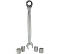 KS Tools Bremskolben Spezial-Steckschlüssel-Satz für WABCO und Knorr Scheibenbremsen, 5-tlg - 460.2615
