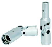 KS Tools 500.7303 3/8\ Glühkerzen-Gelenknüsse, kurz, 75mm, 10mm