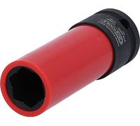 KS Tools 5152055 Sonderprofil-FelgenStecknuss, 17 mm Spezial-Alu-Felgen Sonderprofil-Kraft-Stecknuss für Mercedes, lang, 17 mm