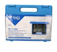 Brilliant Tools BT711300 Reparatursatz für Öl-Ablassschrauben-Gewinde, 114-tlg