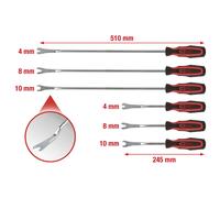 KS Tools Clip-Löse-Satz,6-tlg - 140.2370