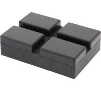 KS TOOLS Gummiauflage 42 für Rotary Hebebühnen, 128 x 89 x 35 mm