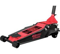 KS Tools performance Hydraulischer Stahl-Wagenheber, 2500 kg, flach, Hubhöhe: 75-510 mm - 160.1015