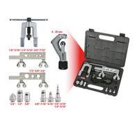 KSTOOLS® Klima-Kälte-Bördel- und Muffen-Satz 1/8"-3/4", 10-teilig (Sanitär-Werkzeug)