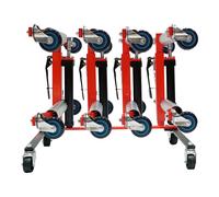 KS Tools 160.1220 Performance Aufbewahrungsgestell mit Vier hydraulischen Rangierhilfen, 5-TLG