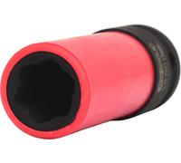 KS Tools 5152055 Sonderprofil-FelgenStecknuss, 17 mm Spezial-Alu-Felgen Sonderprofil-Kraft-Stecknuss für Mercedes, lang, 17 mm