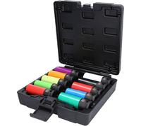 KSTOOLS® 1/2" Spezial-Alu-Felgen Kraft-Stecknuss-Satz, 10-teilig (Werkzeuge für Fahrwerk, Bremsen & Lenkung)