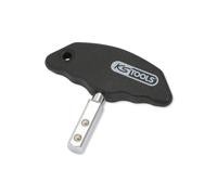 KS Tools T Griff-Antriebsvierkant 3/8" 516.1414 I Ergonomisch geformter T-Griff I Leichtes Einsetzen der Radververschraubung auch ohne Drehmomentschlüssel