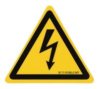 KS Tools Warnschild-Hybrid-Blitz, Aluminium - 117.0177