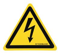 KS Tools Warnschild-Hybrid-Blitz, Aluminium - 117.0179