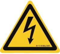 KS TOOLS Warnschild-Hybrid-Blitz, Kunststoff, 100 mm