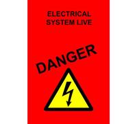 KS TOOLS Warnschild Rot 117.0174