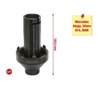 KSTOOLS® 3/4" Nutmuttern-Schlüssel mit 6 Zapfen für Mercedes, 80-95mm (Werkzeuge für Fahrwerk einschließlich Federn, Stoßdämpfer, Räder, Reifen, Brems