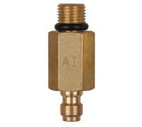 KS Tools 150.2348 Adapterstück M10x1,0 Außengewinde und 1/4\ Schlauchanschluss mit Dichtring