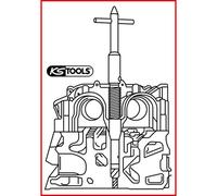 KSTOOLS® Injektoren-Sitz-Reinigungswerkzeug, BMW M47 (Werkzeuge für Motor einschließlich Kühlsystem, Kraftstoffanlage, Abgasanlage, Klima)
