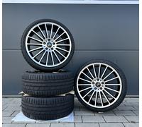 ALUFELGEN KESKIN, KT15 SPEED, 8,5X19 ET45 5X112 66,6, BLACK FRONT POLISH