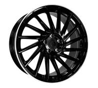 ALUFELGEN KESKIN, KT17 HURRICANE, 8,5X19 ET45 5X112 72,6, BLACK LIP POLISH