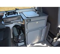 Küchenblock für VW Bus T4/T5/T6/T6.1 oder andere Wohnmobile NAGELNEU mit Kocher