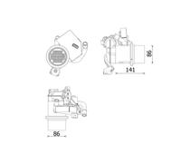 Kühler Abgasrückführung MAHLE CE 14 000P für VW Golf VI Scirocco III Jetta IV