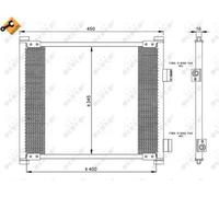 Kondensator, Klimaanlage NRF 35357
