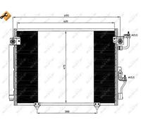 NRF Kondensator Klimaanlage 35619 mit Trockner für Mitsubishi Pajero III V7_W V6_W