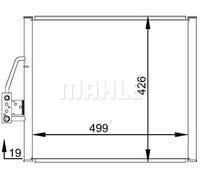 MAHLE Kondensator Klimaanlage BEHR AC 277 000S für BMW 5er E39 Touring Z8 E52 V8