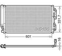 DENSO Kondensator, Klimaanlage für BMW DCN05035