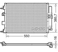 Denso Kondensator Klimaanlage DCN10046 – R134a für Ford Focus III