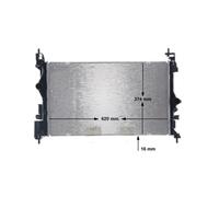 Kühler Motorkühlung MAHLE CR 1199 000S für Opel Adam Corsa E