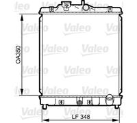 Kühler, Motorkühlung VALEO 734117