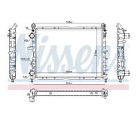 NISSENS Kühler, Motorkühlung 61842 für LANCIA