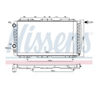 NISSENS 61862 Kühler, Motorkühlung