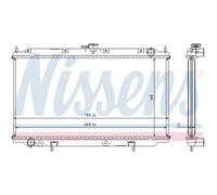 NISSENS 62923A Kühler, Motorkühlung