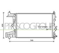 Kühler Wasserkühler Motorkühler passend für Opel Astra J Chevrolet Orlando Cruze