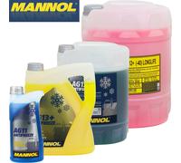 Kühlerfrostschutz Kühlmittel Typen G11 G12+ G13 G13+ MANNOL Fertiggemisch