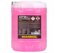 10 (1x10) Liter MANNOL Antifreeze AF12+ Kühlerfrostschutz Fertiggemisch rot (...