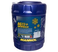Kühlerfrostschutz MANNOL AG13+ G13+ Antifreeze -40°C 10 Liter Gelb Frostschutz