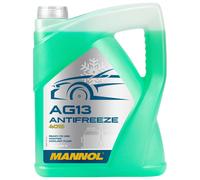 Mannol 4013 Kühlerfrostschutz Antifreeze AG13 Hightec -40 Fertigmischung 5 Liter