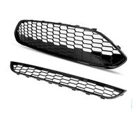 Kühlergrill Front Racing Grills Sportlicher Kühlergrill Oberer Unterer Für Ford Für Fiesta Für Zetec-S JA8 MK7 7,5 2013-2017 1778260 2040995 FD3462011 FD0062040BA Grill Frontgrill