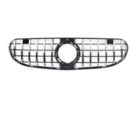 Kühlergrill Für Mercedes Für Benz Für GLC Für X253 2020 2021 2022 2023 GTR Stil Facelift Grill Front Stoßstange Kühlergrill Glänzend Schwarz Fahrzeuggrill(Chrome Black)