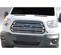 Kühlergrill Leisten für Ford Transit 2014-2019 2 tlg Grillleisten Edelstahl