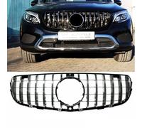 Kühlergrill Schwarz Chrom kompatibel für Mercedes GLC X253 Bj ab 2015 auf Sport-Panamericana GT DM Autoteile 2249