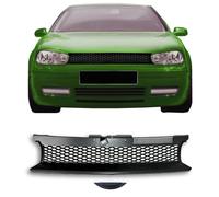 Kühlergrill schwarz ohne Emblem Waben Gitter für VW Golf 4 Limo Kombi Cabrio -06