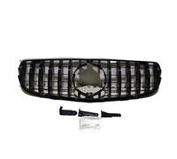 Kühlergrill Vorne Für Mercedes Für Benz X253 GLC Klasse 2015-2019 Ersatzteil GT Style Frontgrill Einlass Mesh Stoßfängergrill Sport Kühlergrill(Schwarz glänzend)