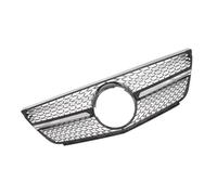 Kühlergrille Für Mercedes Für Benz Für B-Klasse W245 2009-2011 B160 B180 B200 B250 Schwarz Diamanten Stil Racing Grille Silber Stoßstange Frontgrill(Diamond-Chrome Black)