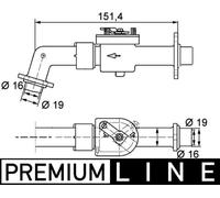 MAHLE Kühlmittelregelventil BEHR HELLA SERVICE *** PREMIUM LINE Universal für VOLVO 30934810 3093481 CV 6 000P